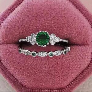 Sterling silver ring set